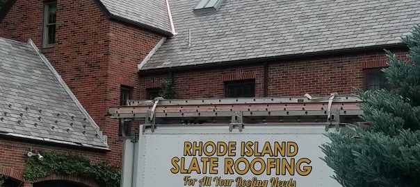 Slate roofing