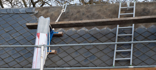 installing slate roof